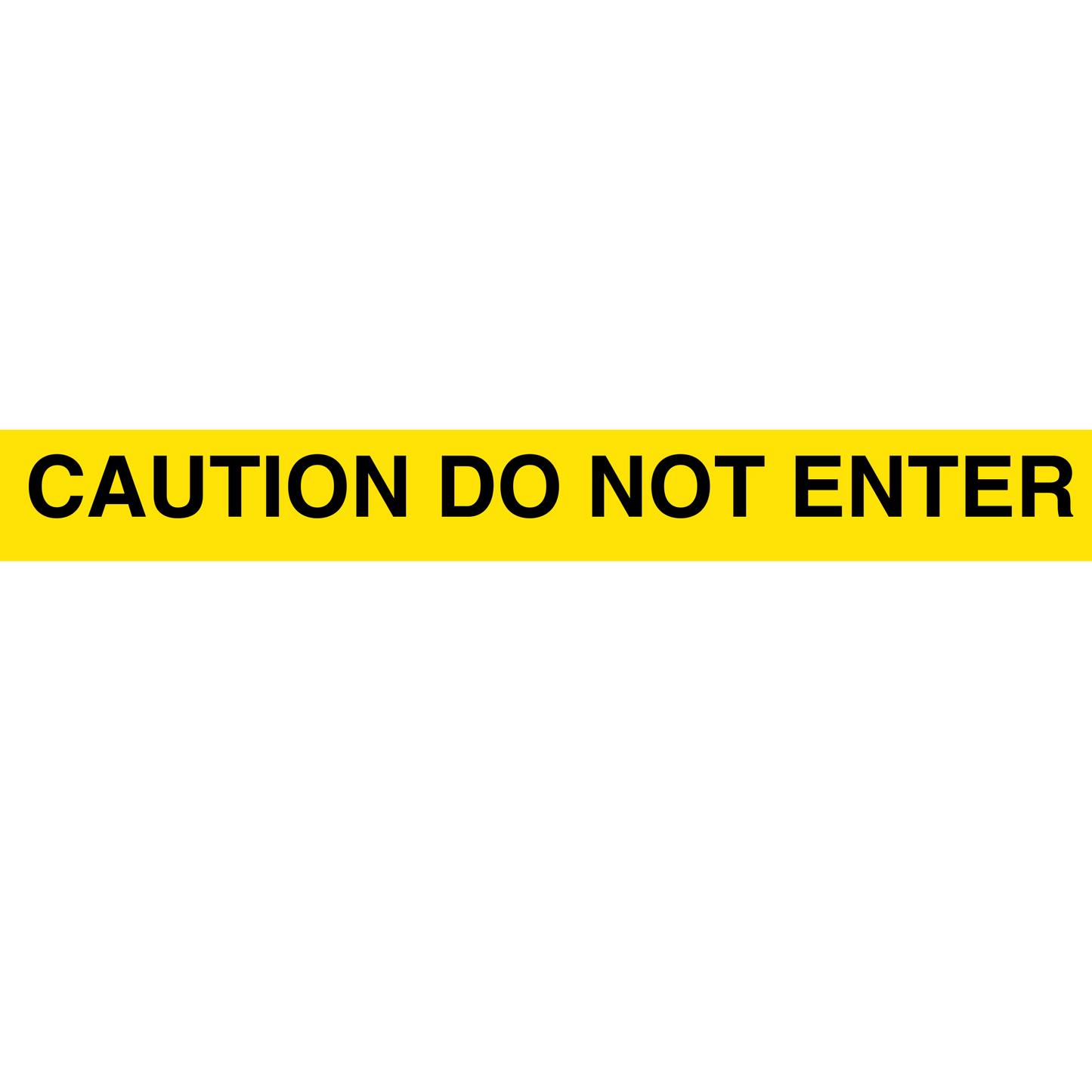 Barricade Tape (Caution Do Not Enter) - Yellow