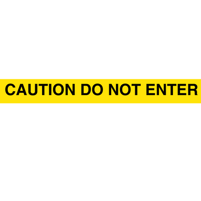 Barricade Tape (Caution Do Not Enter) - Yellow