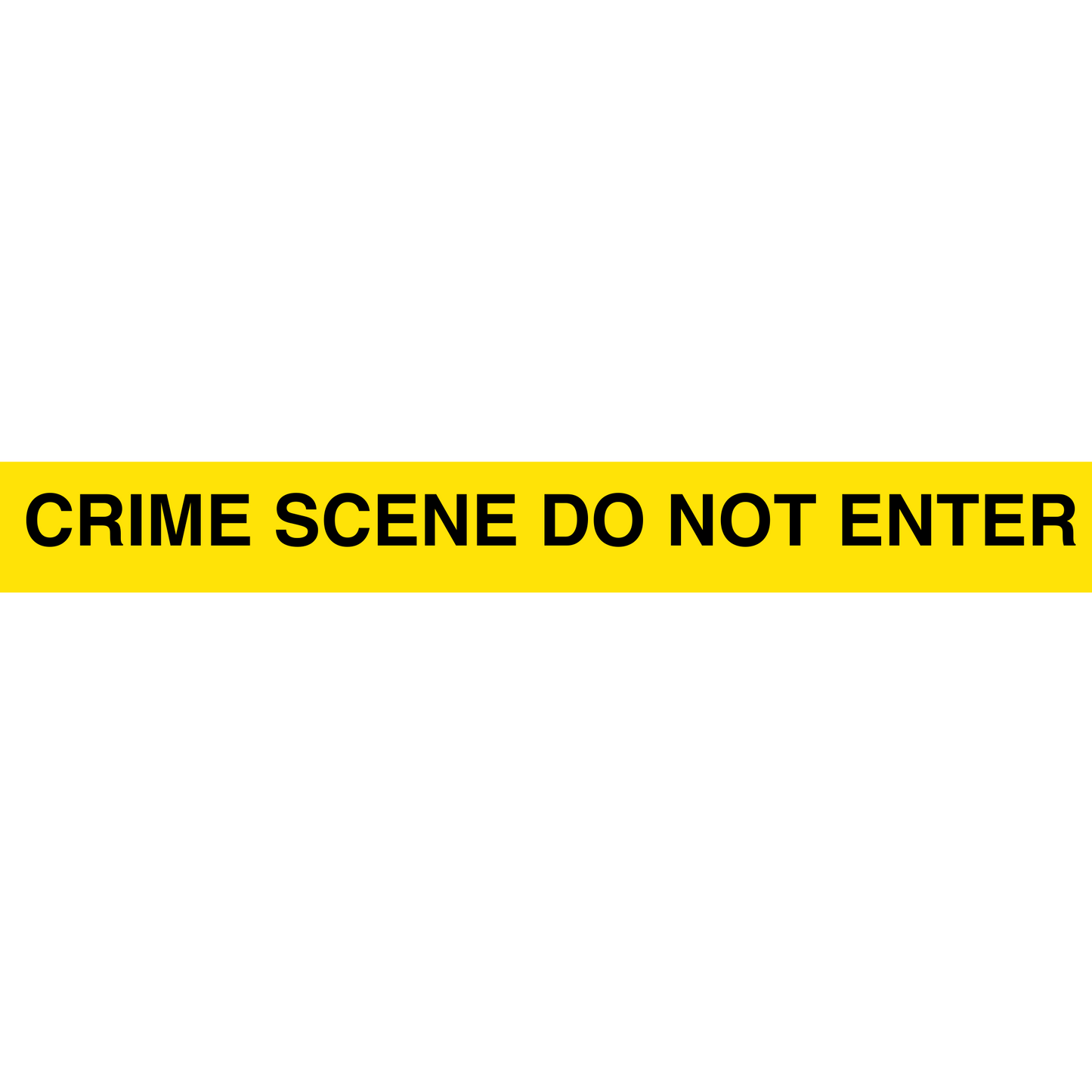 Barricade Tape (Crime Scene Do Not Enter) - Yellow