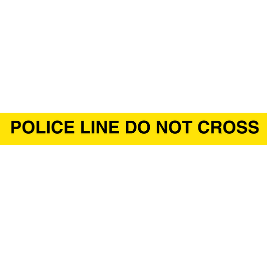 Barricade Tape (Police Line Do Not Cross) - Yellow