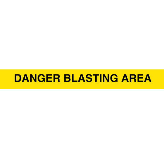 Barricade Tape (Danger Blasting Area) - Yellow