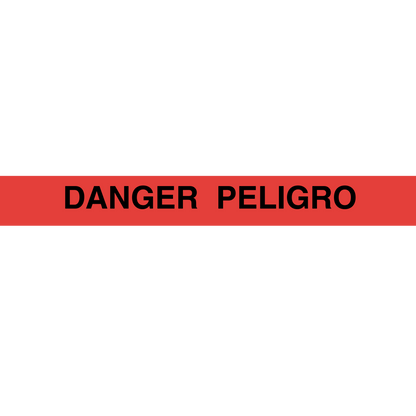 Barricade Tape (Danger Peligro) - Red